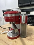 Kitchenaid Semi-automatic Espresso Machine (some Accessories Missing) Red Open. Price: $200.00.