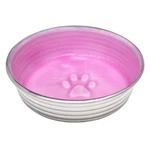 Medium Rose Pink Bol Stainless Steel Dog Bowl No Skid Easy Clean Design New. Price: $11.29.