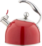 Stainless Steel 3-PLY Tea Kettle, 2.6 Quart Induction Ready, Red New. Price: $166.99.