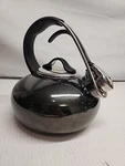 Chantal Classic Loop Enamel Steel 1.8 Quart Dark Gray Tea Kettle Water Boiling Used. Price: $16.50.
