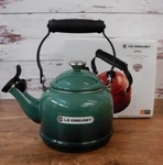 Creuset Enameled Steel 1.25 Quart Demi Kettle, Artichaut *new*. Price: $78.95.