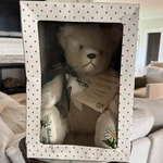 Hermann Edelweiss Bear Limited Edition Mohair Teddy In Box #259/1000 W/ Growler Used. Price: $80.00.