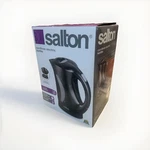 Salton Cordless Electric Kettle, 1.7 Liter Capacity, Automatic Shut-off Open. Price: $25.99.