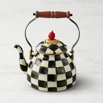 Mackenzie-childs Courtly Check Tea Kettle, Us Stock, No Import Fee New. Price: $107.98.