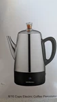 Mixpresso Percolator Coffee Pot Electric 10 Cup, Stainless Steel Used. Price: $27.00.