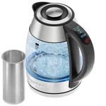 Chefman 1.8L Cordless Electric Kettle Digital Temp Control, Stainless Steel New. Price: $59.99.