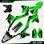 Green Slice Graphics Kit Fit 19-23 Kawasaki KXF450 Decal Sticker KX450F New. Price: $79.99.