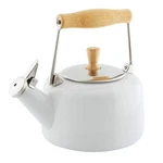 Chantal Sven Enamel On Steel Whistling Teakettle With Natural Wood Handle, 1.... New. Price: $141.91.