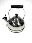 Creuset S.steel Whistling Kettle W/folding Handle (1.7QT) Used. Price: $55.00.