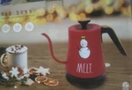 Rae Dunn Stainless Steel Melt Snowman Electric Tea Kettle Red New Box. Price: $23.95.
