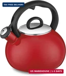 Cuisinart Aura Enamel-on-steel Stovetop Teakettle, Red New. Price: $66.04.