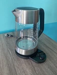 Oxo Brew Adjustable Temperature Electric Kettle Glass 8716900 Tested Working Used. Price: $50.00.