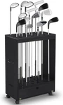 Wooden Golf Stand For 27 & Balls - Indoor Home Office Organizer New. Price: $166.99.
