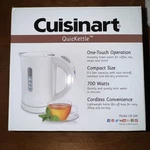 Cuisinart Electric Quickettle, CK-5W. Discontinued Model. New Box.. Price: $62.00.