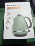Evoloop 1.7L Electric Kettles, Bpa Free Tea Kettle, Hot Water Boiler Heater, Open. Price: $35.00.