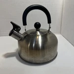 Primula Stainless Steel Folding Handle 1.5QT Whistling Spout Tea Kettle Used. Price: $15.00.