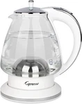 Capresso H2O 48-OZ Glass Electric Kettle (white) New. Price: $69.99.