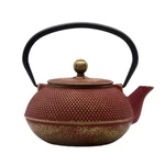 Cast Iron Teapot Kettle With Stainless Steel Infuser For Stovetop Safe Co... New. Price: $50.44.