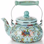 Pumtus 2.6 Quart Floral Kettle, Vintage Enameled Teapot Stovetop, ... New. Price: $58.10.