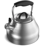 Stovetop Whistling Kettle 2.4 Qt Stainless Steel Teapot With Ergonom New. Price: $84.88.