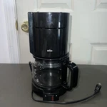 Vintage Braun Aromaster 10 Cup 3075 Kf Black Compact Electric Coffee Maker Used. Price: $39.99.