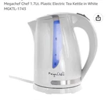 Megachef MGKTL-1743 1.7L Tea Kettle White New. Price: $25.00.