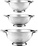 Ybm Home Colander Stainl Steel Set With Heavy Duty Handles Strainer New. Price: $48.87.