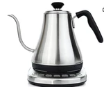 Willow & Everett Gooseneck Electric Kettle W/ Temperature Control, 1L - Nox Open. Price: $75.00.