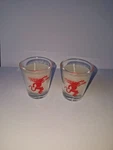 2 Fireball Cinnamon Whiskey Shot Glass Candles Un Scented Tea Lights New. Price: $13.43.
