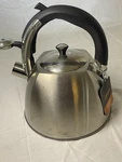 Aroma Whistling Brushed Stainless Steel Tea Kettle Large 2.6 Quarts Nwt New. Price: $17.99.