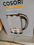 Cosori Electric Glass Kettle 1.7 CO171-GK New In Box. Price: $30.00.