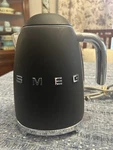 Retro Black Smeg KLF03BLUS 7 Cup Electric Water Kettle- Tested & Working Used. Price: $99.99.