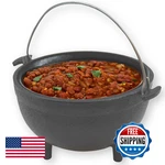 Tablecraft Products CW30151 Cast Iron Mini Round Kettle Server Diameter 6 New. Price: $33.52.