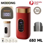 Modong Electric Kettle Portable Thermal Mug Lcd Heating Cup Water Boiler 650ML Brand. Price: $54.84.