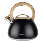 2.6 Quart Stainless Steel Stovetop Whistling Pot Teakettle Black New. Price: $47.10.