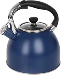 Stainless Steel Tea Kettle: 2.6 Quart Whistling With Capsule Bottom & Hea New. Price: $63.99.
