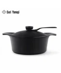 Sori Yanagi Pot, Two-handed Nanbu Iron Deep 22CM, Lid With Handle New. Price: $320.00.