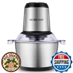 Homeasy Meat Grinder Electric, Food Processor 2L Stainless Steel Blender New. Price: $77.80.