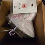 Kuhaus Hk HSNT-12 Circulating Fan Style Ceramic Heater 1000W White Burgundy New. Price: $99.99.