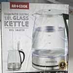 Ar+cook AHAC2626 Cordless Electric Kettle 1.8L Glass Illuminated Clear Black New. Price: $15.91.
