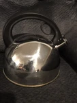 Vtg Revere Ware 1801 Whistling Tea Kettle Pot Copper Bottom Model CU03 Used. Price: $27.99.