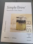 Rishi Simple Brew Borosilicate Glass Teapot 12OZ Loose Small 400ML New. Price: $28.00.