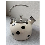 Kate Spade New York Lenox Whistling Polka Dot Tea Kettle 2 Qt Gas/electric Used. Price: $40.00.