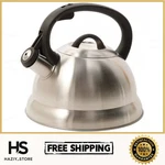 Mr Coffee Tea Kettle Stainless Steel Whistling 1.75 Qt Stovetop Hot Water Pot New. Price: $19.99.
