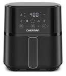 Chefman Hi-fry Technology Air Fryer Digital Touch Control 1500W Black Open. Price: $35.00.