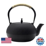 Yjx Big Cast Iron Teapot Japanese Tetsubin Kettle For Stovetop Safe New. Price: $107.86.