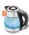 Chefman Rapid Glass Kettle 1.2 Liter 1500 Watts For Fastest Boiling Speed New. Price: $27.19.