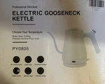Larmstom Electric Kettle GOOSENECK,0.9L 1000W Tea Coffee Water - White New. Price: $37.91.