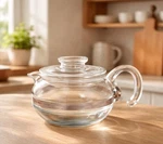 Vintage Pyrex Flameware Glass Coffee Tea Pot 8446B 6-CUP With Lid #7756 Ecu! Used. Price: $59.50.