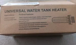 Universal Water Heater 1500W De-icer For All Tanks Freeze Protect Open. Price: $19.99.